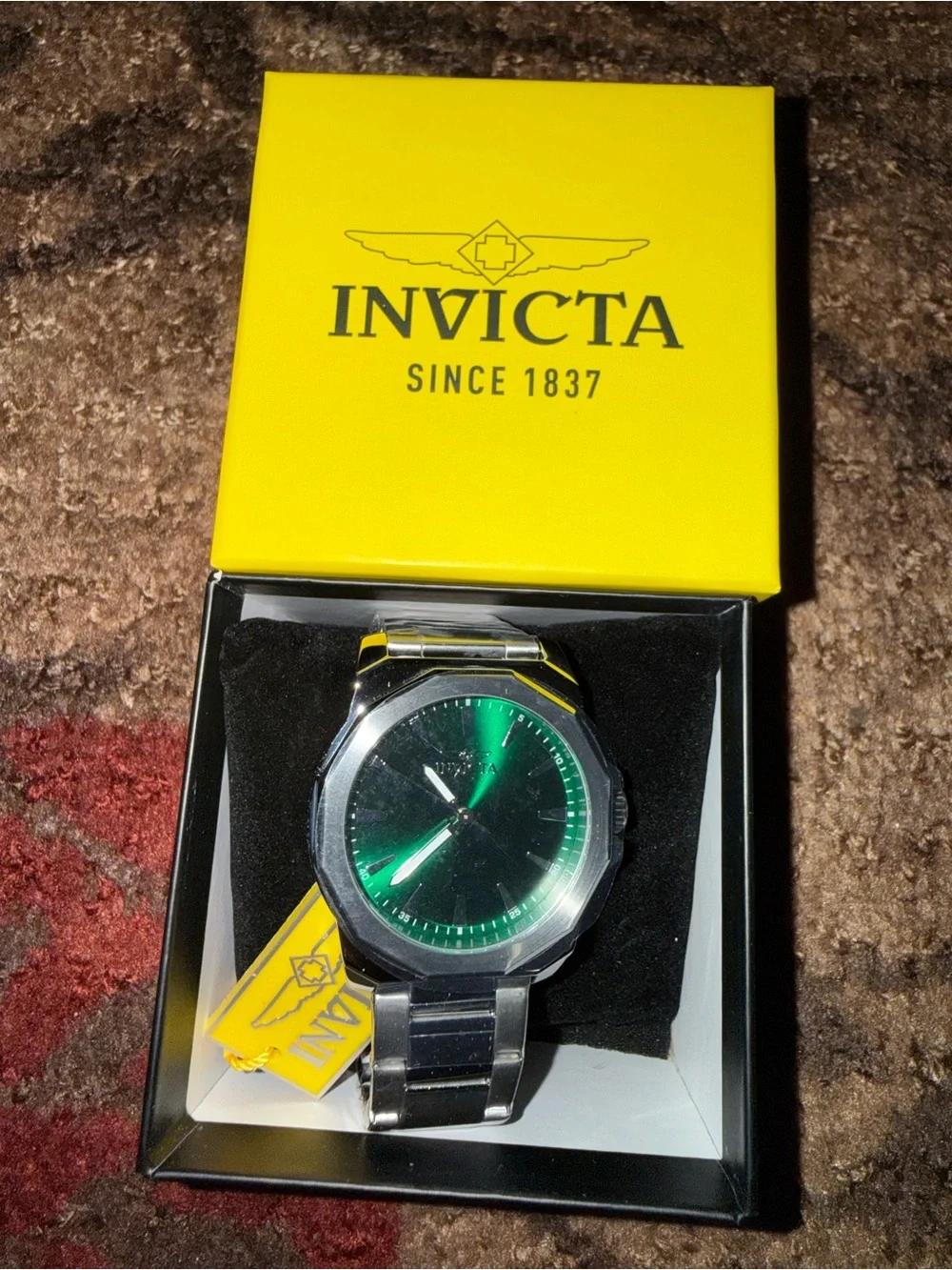 Invicta Speedway Dominus 42mm Stainless Steel Watch with Green Dial- New